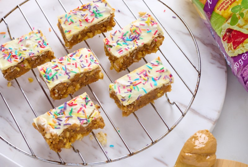 Protein Crunch Bar using Corn Thins slices