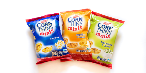 Corn Thins Minis pack images