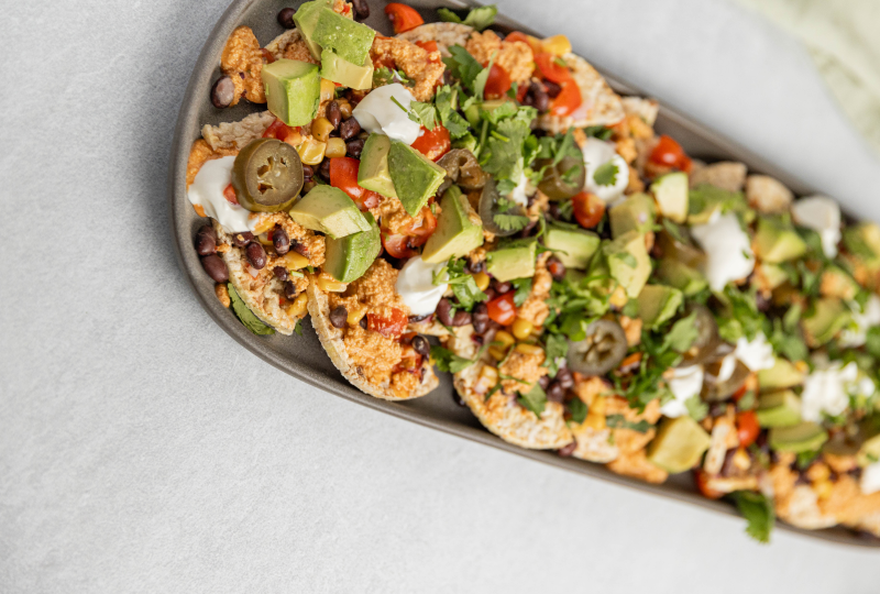 Vegan Nachos with Corn Thins slices